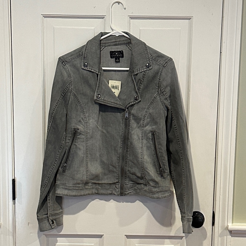 Lucky Brand Gray Jean Jacket